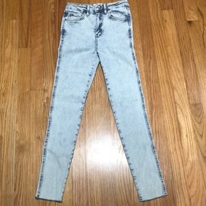 New Free People amid Rise Skinny Jeans Size 26